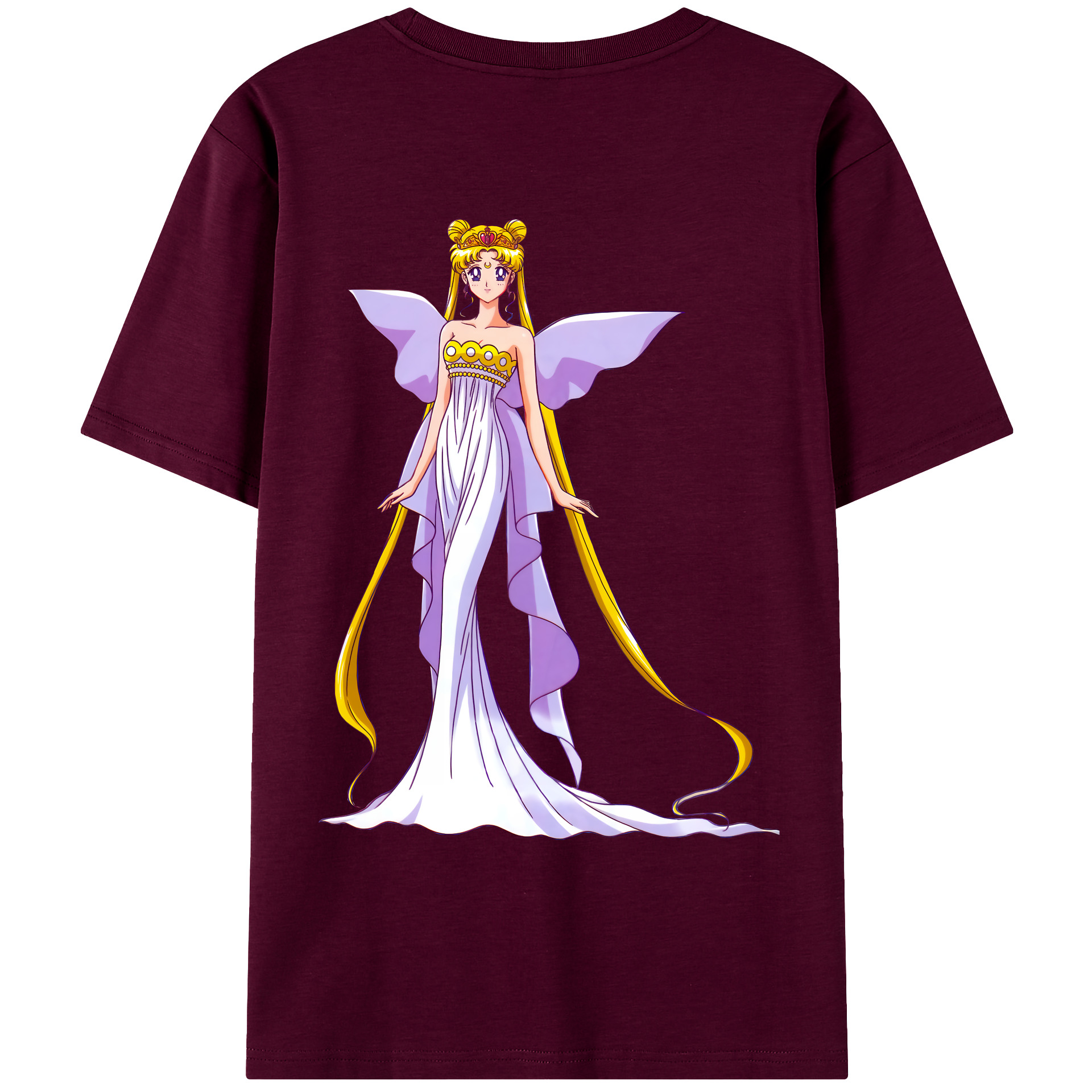 （画像用） 美少女戦士セーラームーン 愛野 美奈子 あいの みなこ Sailor Moon Aino Minako レディース半袖Tシャツ(バックプリント)